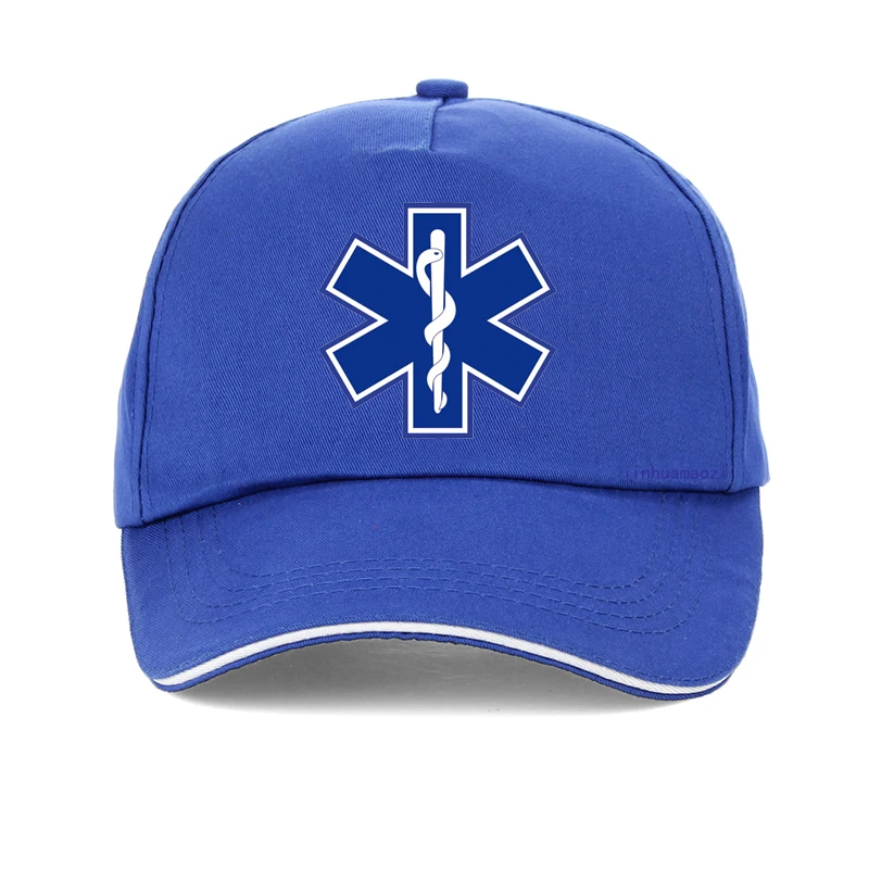 Star of Life Print Hat Cap EMT Paramedic Emergency Medicine Baseball Cap support for those emergency medical profession hats