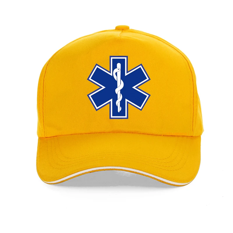 Star of Life Print Hat Cap EMT Paramedic Emergency Medicine Baseball Cap support for those emergency medical profession hats