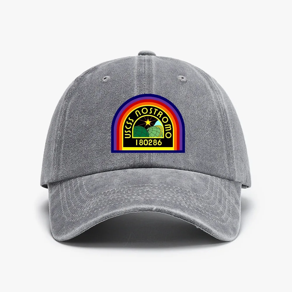 Fashion USCSS Nostromo hat Alien USS Sulaco Colonial Marines Aliens Off World Baseball Cap Breathable Distressed Washed hats