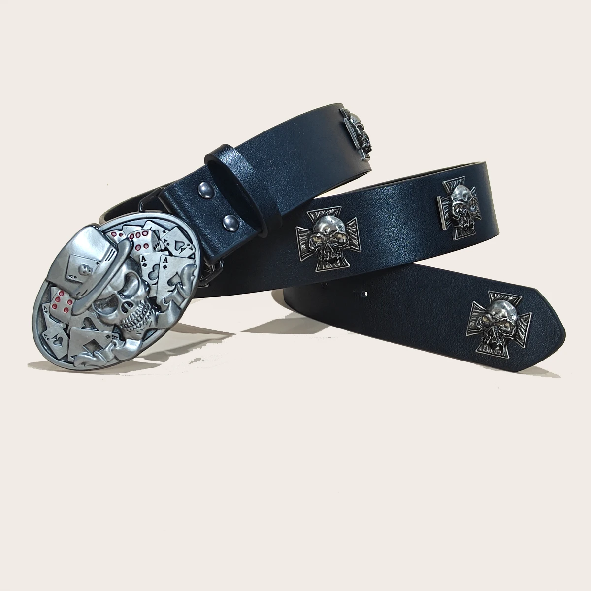 Punk Men's Belt Bohemian Style Fashion Personalized Belt For Men and Women Gothic Rock Y2K Belts For Jeans Dresses & Casual Wear