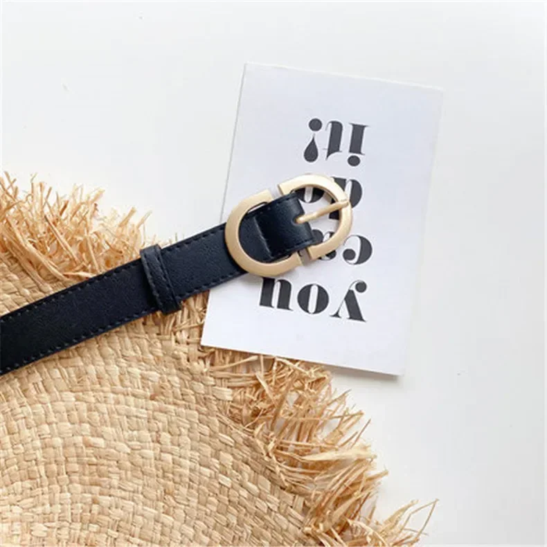 Fashion Women's PU Leather Belt Simple Stylish Alloy Pin Buckle Design Casual Decorative Waist Strap for Students & Daily Outfit