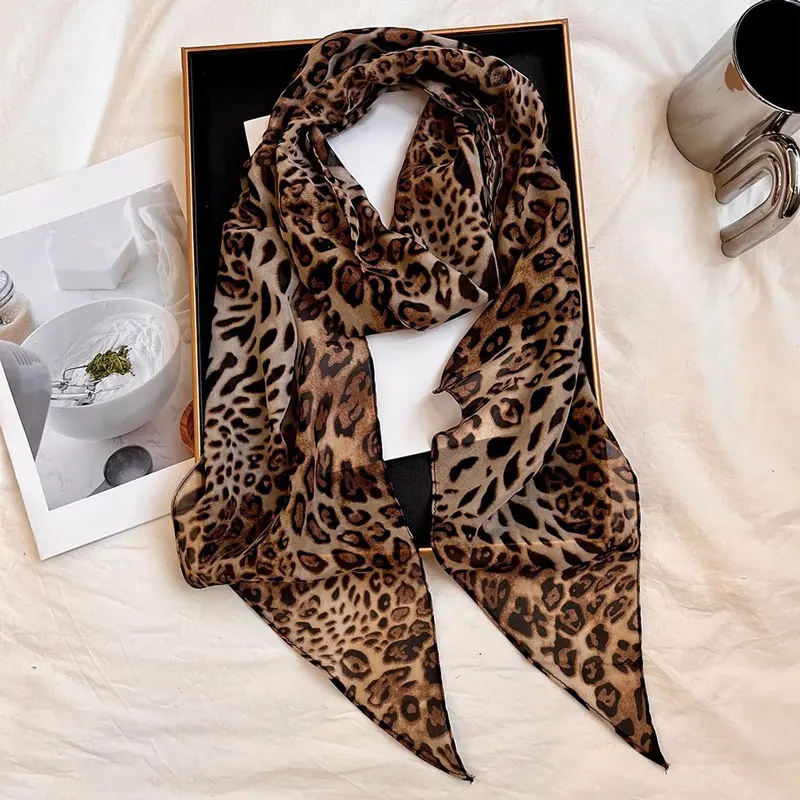 Women's Fashion Polka Dot Skinny Scarf, Elegant Long Neck Scarf, Versatile Korean Style All-match Accessory