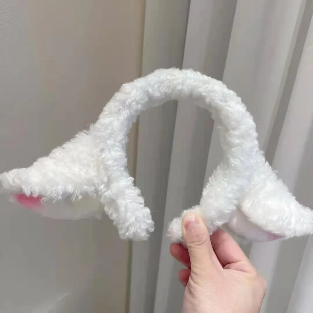 Fashion Anti-slip Lamb Ear Headband Cute Sweet Hair Hoop Hair Accessories Cartoon Hairband for Woman Girls