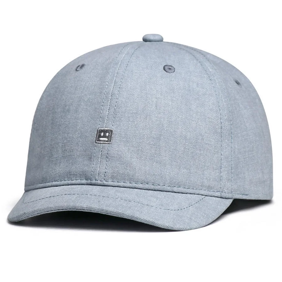 Short Brim Baseball Cap for Men and Women, Personalized Small Brim Hat, Minimalist Baseball Cap