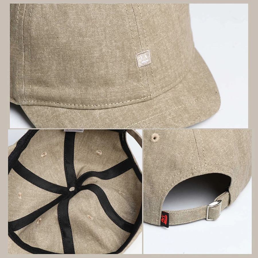 Short Brim Baseball Cap for Men and Women, Personalized Small Brim Hat, Minimalist Baseball Cap