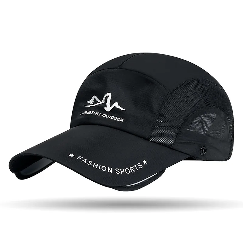 Summer Retractable Eaves Detachable Neck Protection Veil Baseball Cap for Men and Women Outdoor Sun Protection Quick Drying Hat
