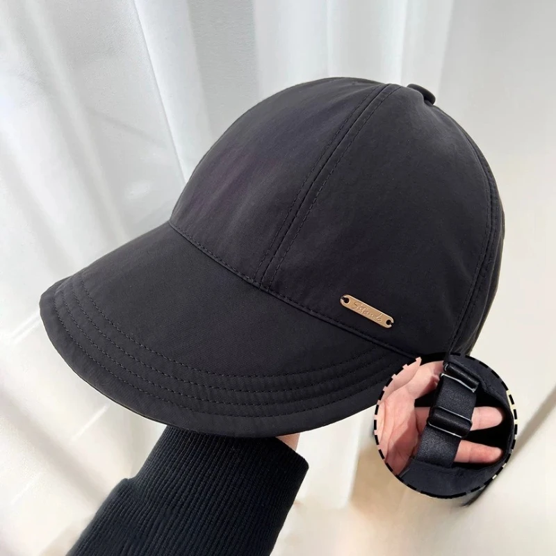 Rose Hat, Waffle Fisherman Hat, Women's Duckbill Hat, Fashionable and Versatile Sun Hat for Spring and Summer, Sun Protection