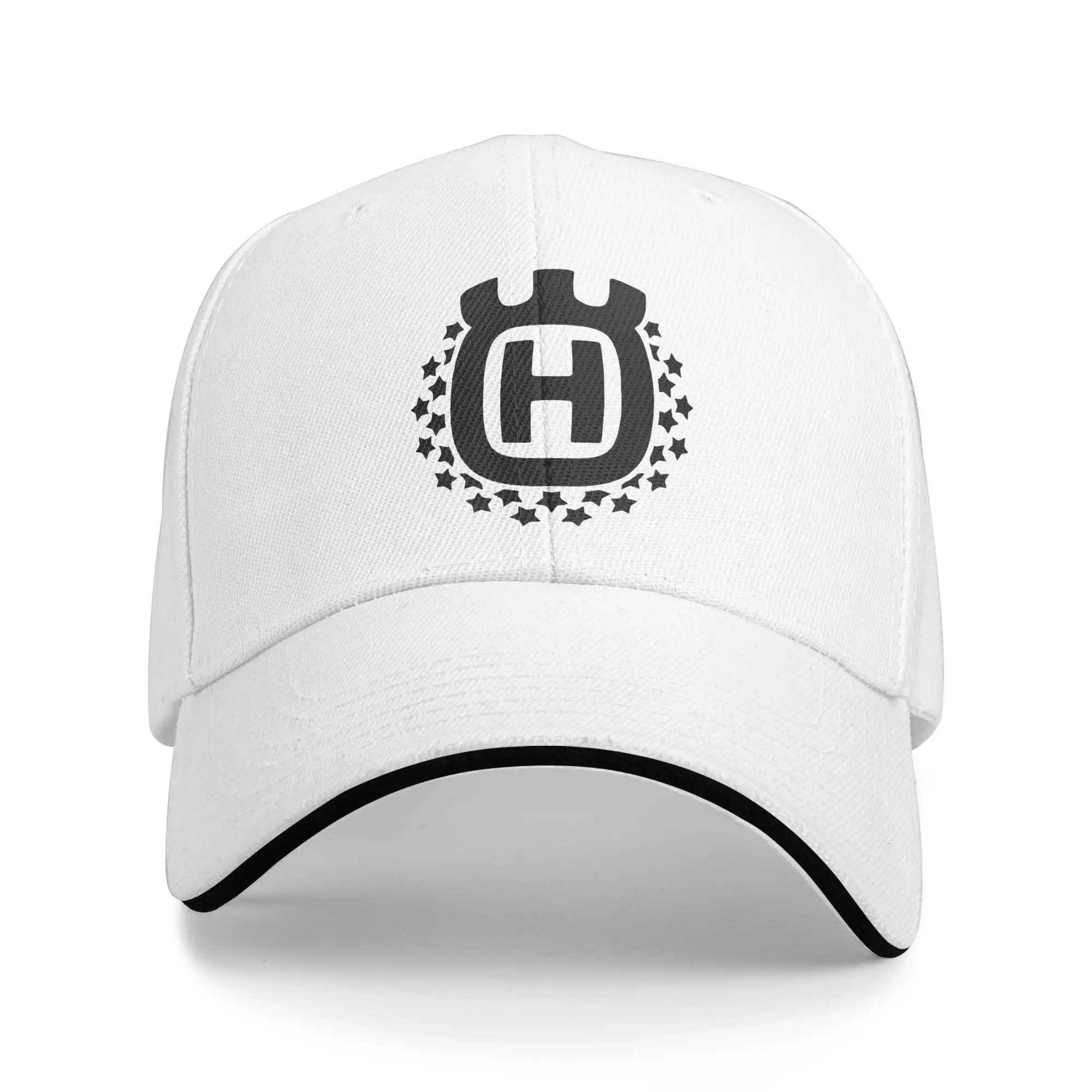 Summer Husqvarna Print Baseball Cap Running Hippie Fashion Custom DIY Sun Trucker Hat Unisex Men Sun-Proof Snapback Cap
