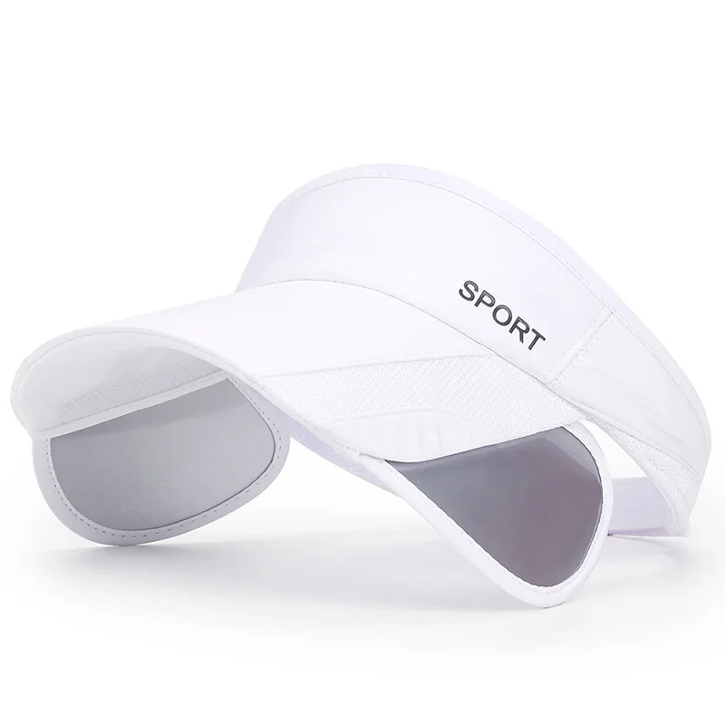 Summer Sun Protection Empty Top Hat Women's Leisure Cycling Retractable Brim Sunscreen Hat Outdoor Sports Sun Hats