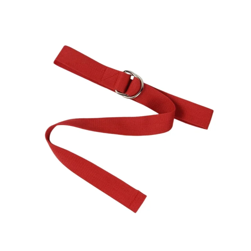 Unisex Belt Adults Adjustable All-Match Waistband Vintage Solid Simple Long Belt with Metal Buckle Elastic Strap for Daily Wear
