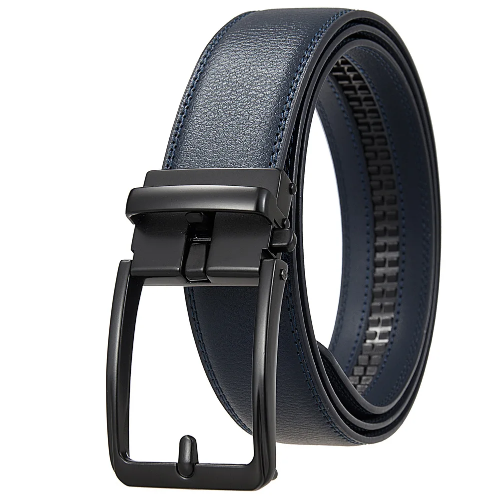 3.5CM Automatic Buckle Men's Belt Designer Belts Men High Quality Luxury Brand Black Yellow White Blue Plus Size Belt for Men