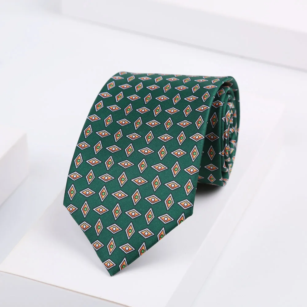 Super Soft Ties Men's Fashion Paisley Dot 8cm Necktie For Men Wedding Business Meeting Gravata Colorful Novelty Printing Tie
