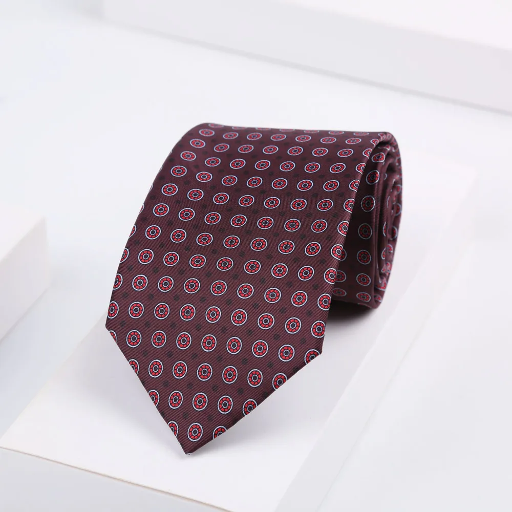 Super Soft Ties Men's Fashion Paisley Dot 8cm Necktie For Men Wedding Business Meeting Gravata Colorful Novelty Printing Tie
