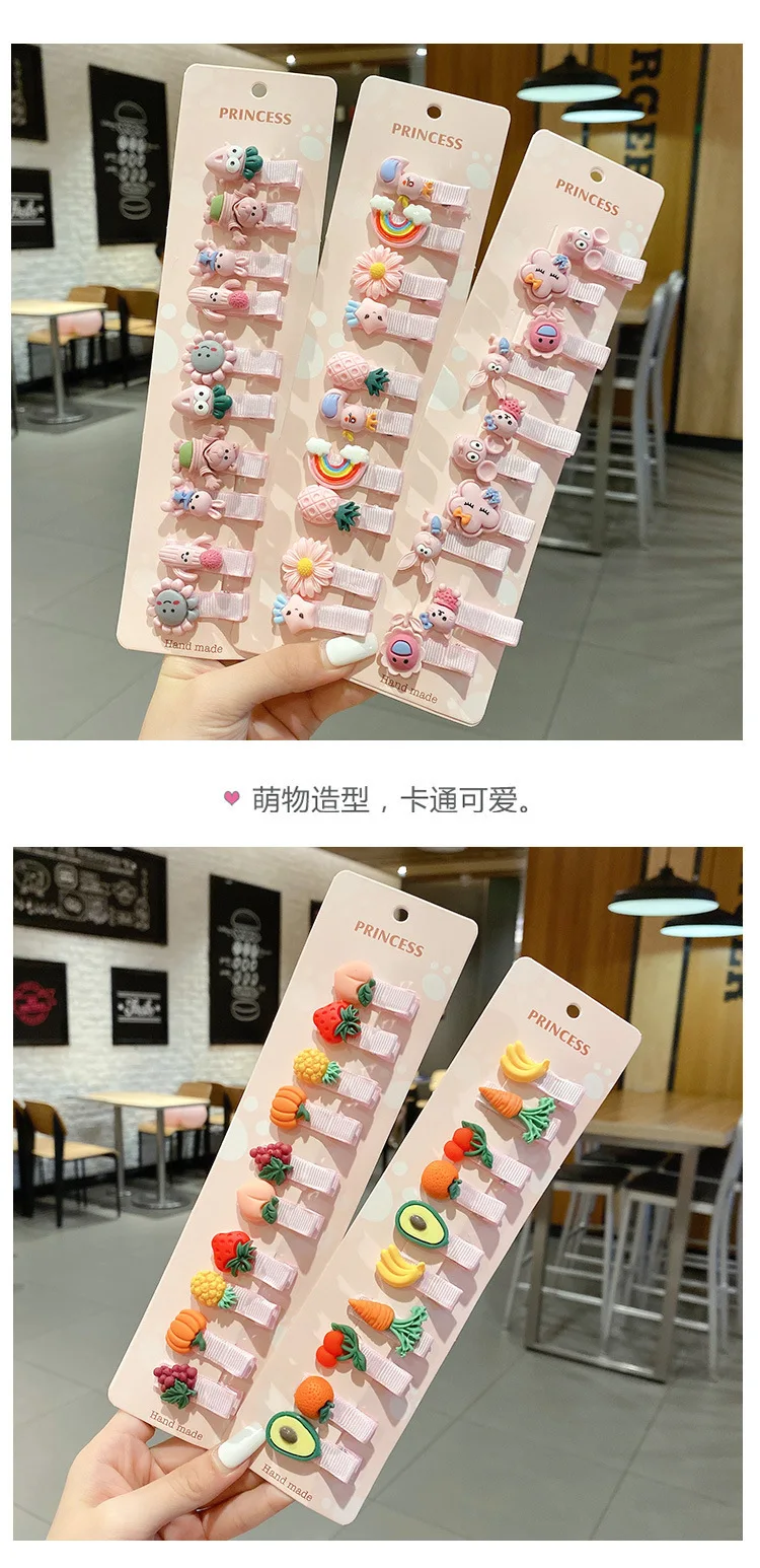 No Hair Damage Girls Hairpin Bangs Clip Little Girl Duckbill Less Hair Volume Baby Accessories Children's Hairpin