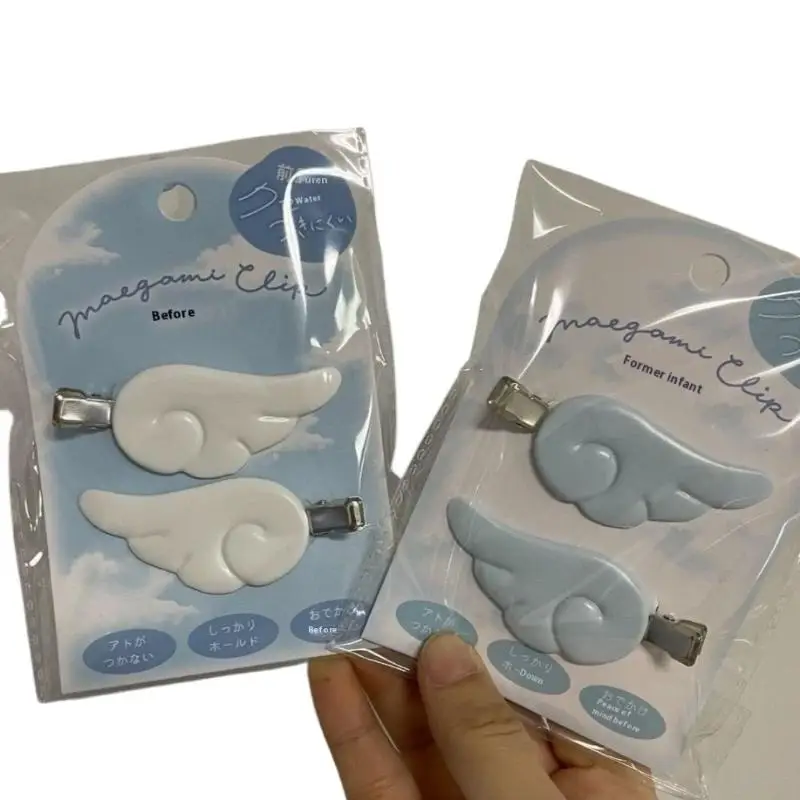 1Pair Cute Angel Wing Hair Clip Japanese Y2K Hairpin Sweet Accessory for Travel Girls Women