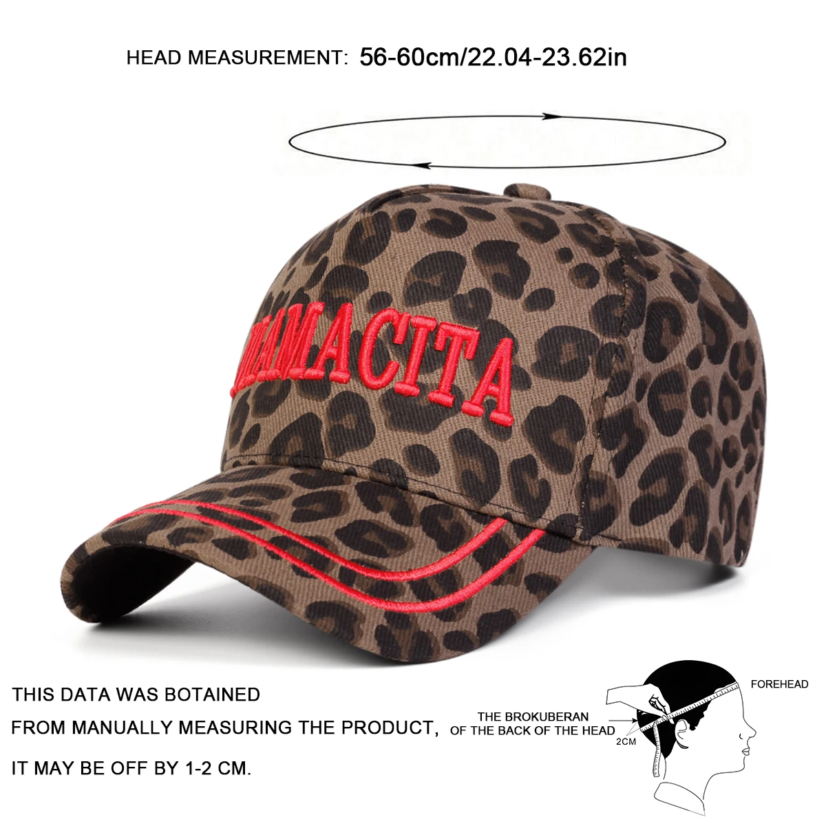 Unisex MAMACITA Embroidery Baseball Caps Spring Autumn Outdoor Adjustable Casual Hats Sunscreen Hat Sports Cap