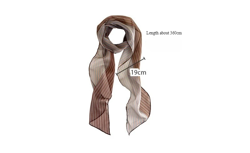 Women Long Scarf Retro Color Matching Ribbon Headbands Neck Tie Silk Scarf Decorative Waist Belt Waistband Headscarf Accessories