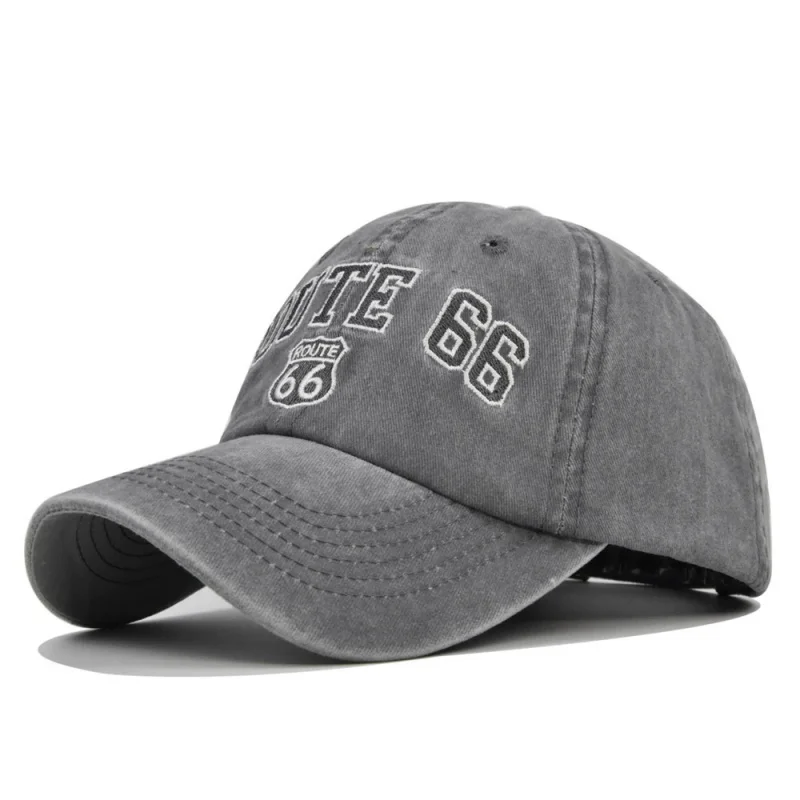 ROUTE 66 Letter Embroidered baseball cap Women Men Fashion Cotton Snapback Hat Hip Hop Trucker Dad Caps Outdoor Sun Hats Gorras