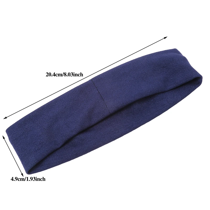 7pcs Sports Headbands For Women Fitness Running Yoga Solid Color Elastic Hairbands Head Band Stretch Makeup Hair Accessories