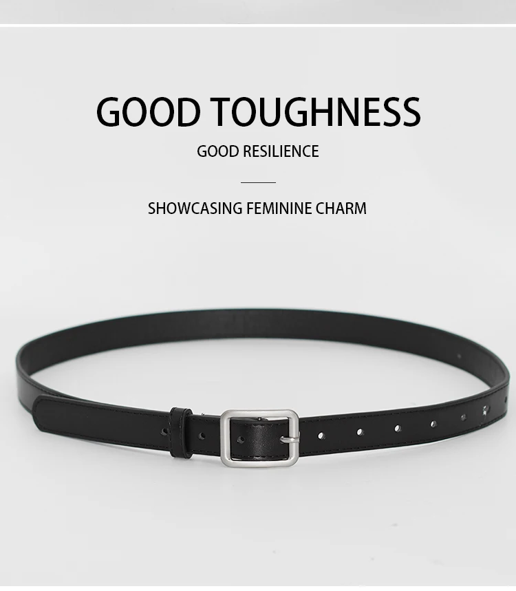 New Stylish Slim Waist Belt For Women, PU Material - Simple Casual Versatile Elegant Solid Color Belt,Perfect For Jeans, Dresses