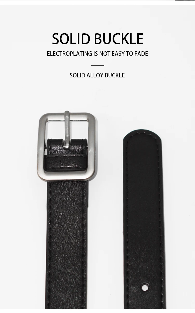 New Stylish Slim Waist Belt For Women, PU Material - Simple Casual Versatile Elegant Solid Color Belt,Perfect For Jeans, Dresses