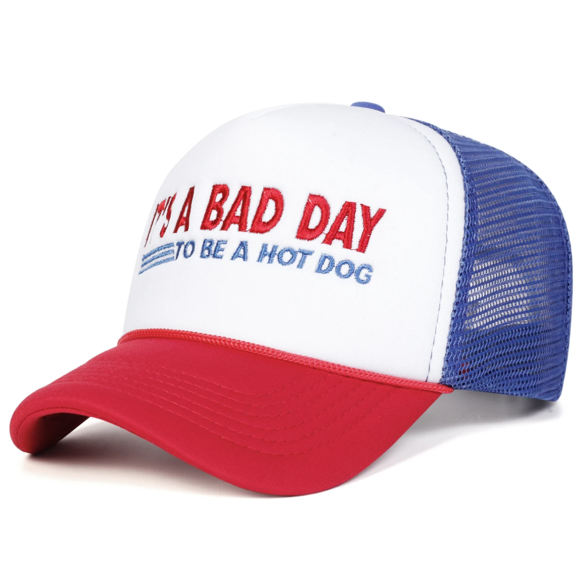 Unisex IT'S A BAD DAY Embroidery Baseball Net Caps Spring Summer Outdoor Adjustable Casual Hats Sunscreen Hat Sports Cap