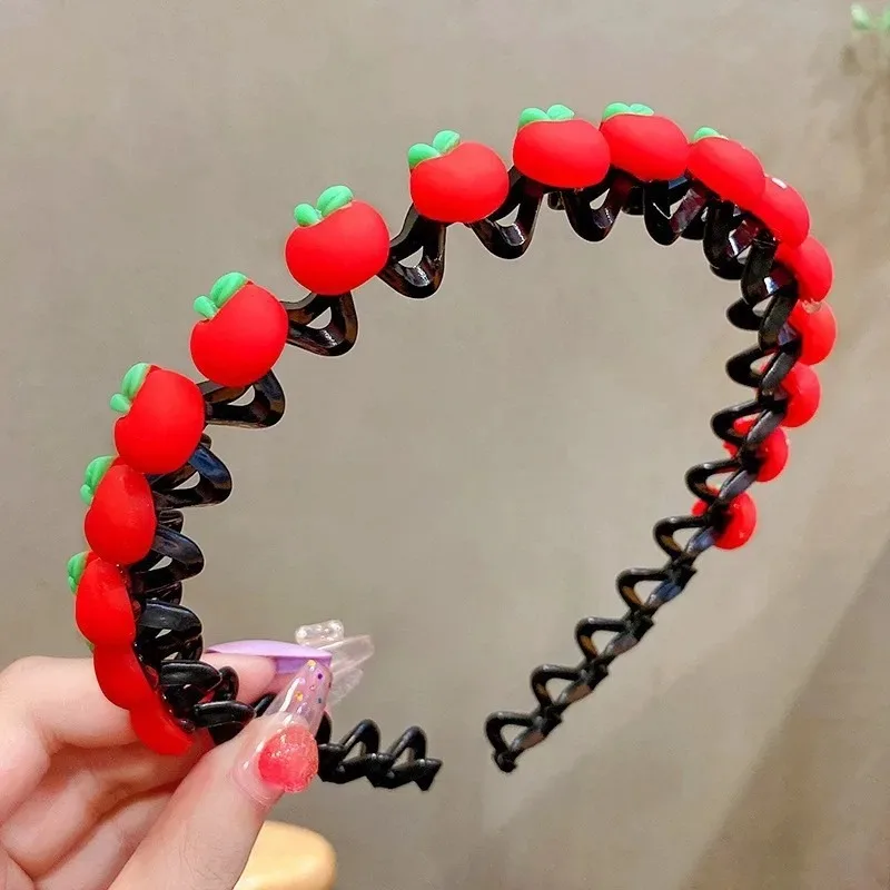 Cute Hair Hoop for Baby Girls, Non-slip Wave Headband with Teeth, Kids Hair Accessories for Bangs & Broken Hair Styling