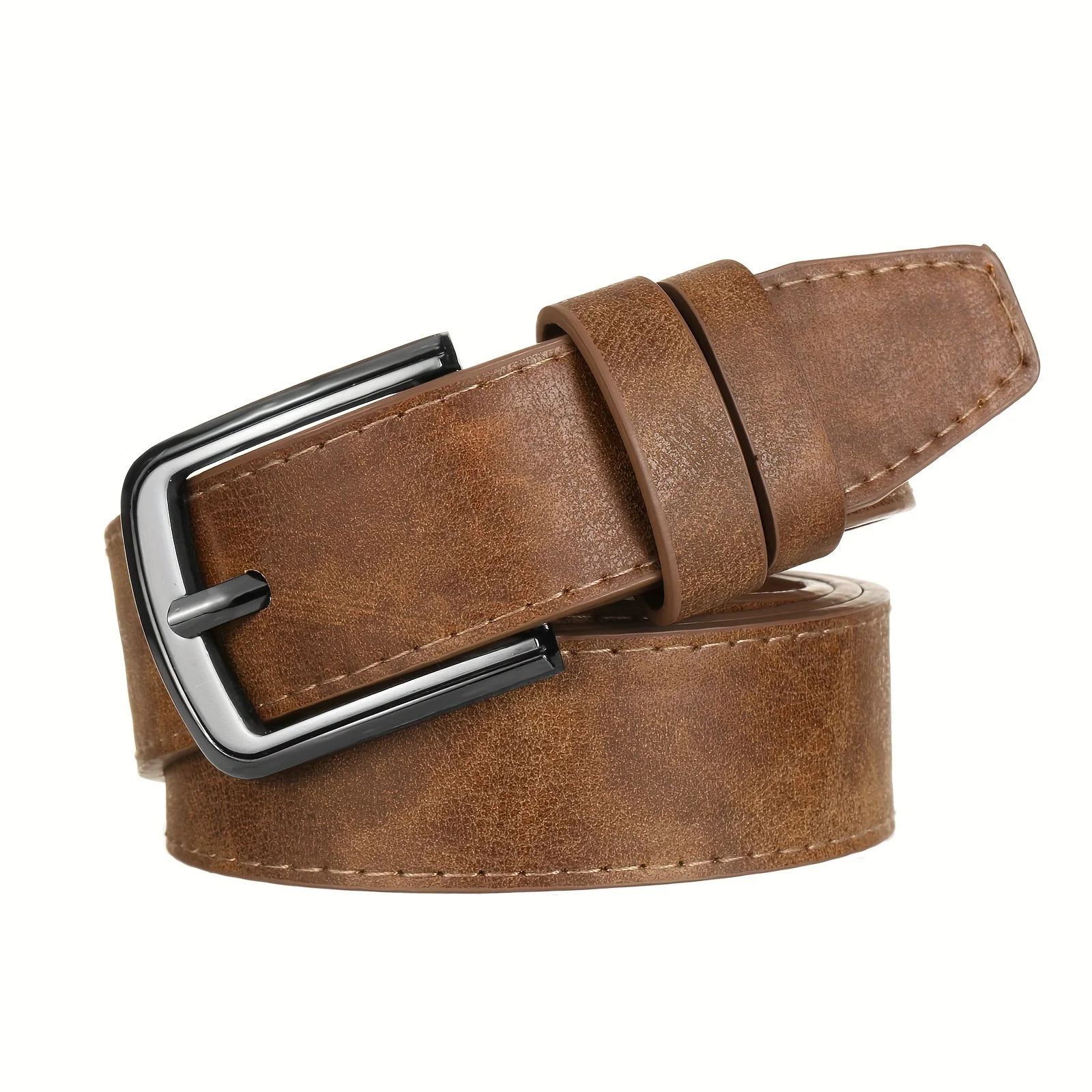 1/2pcs Men's New Spliced Alloy Buckle Easy Belt Jeans Trousers Belt Sports Play Belts Daily Decoration Versatile Male Waistband