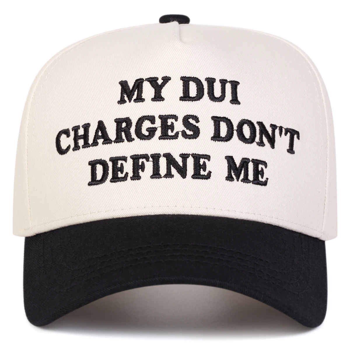 Unisex MY DUI CHARGES Letter Embroidery Baseball Caps Spring Autumn Outdoor Adjustable Casual Hats Sunscreen Hat Sports Cap