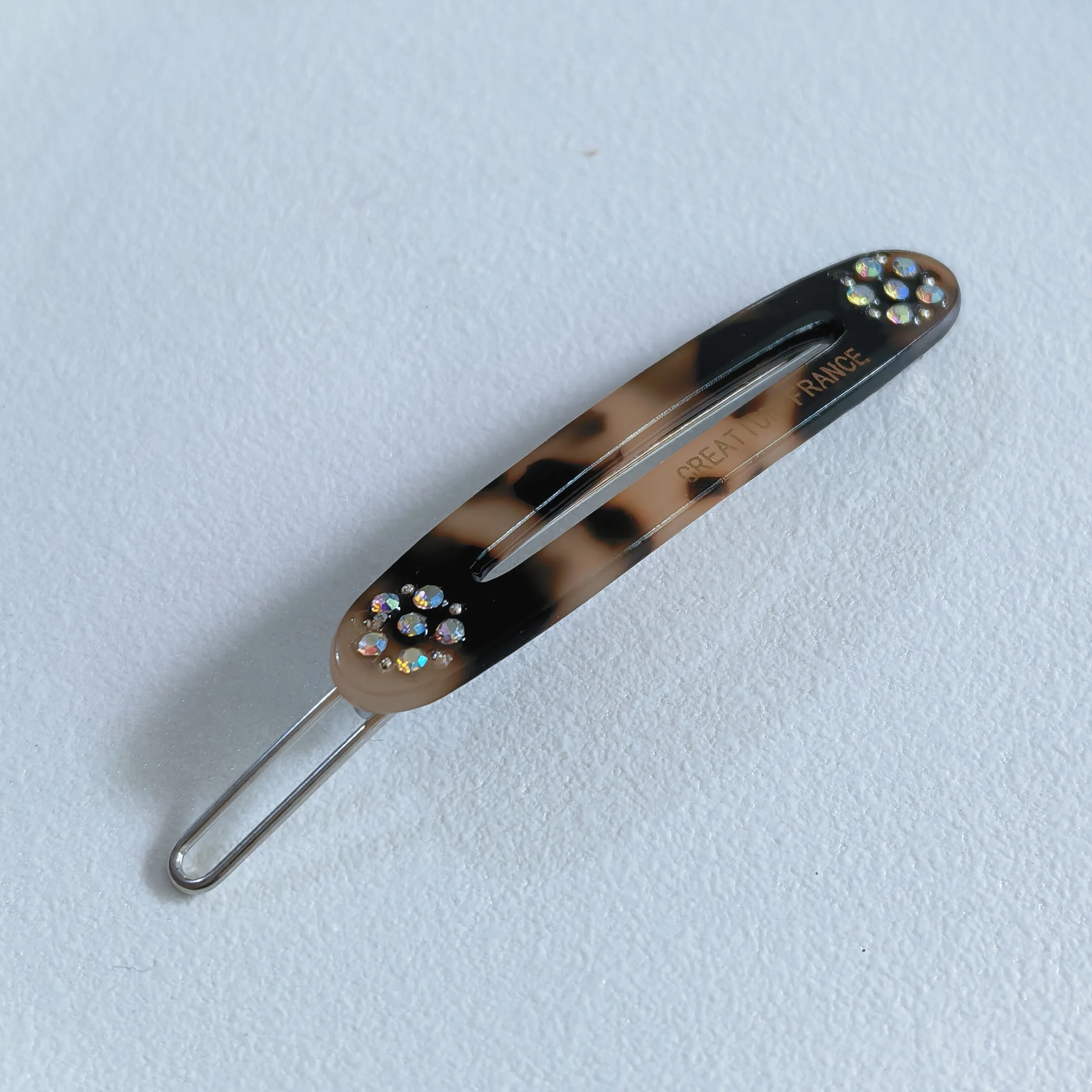 French Acetate Hair Clips Pins Fashion Side Braid Bangs Hair Pins Women Elegant Hair Barrettes Cute Hair Accessories Daily Wear