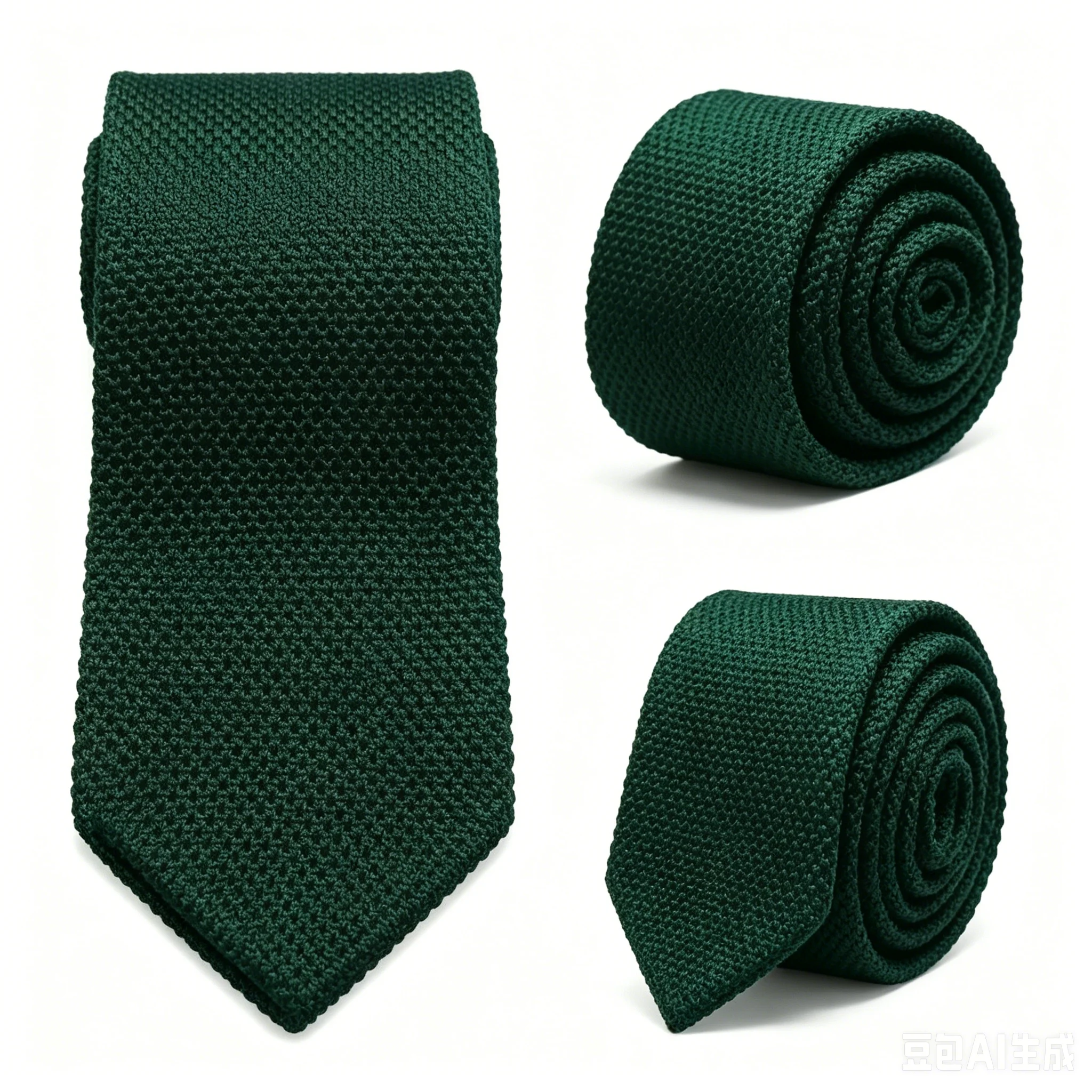 Men's Solid Color Knitted Tie New Style Fashion 8cm Knitted Tie Pure Cotton Men's Tie Business Wedding Tie Accessories Gift