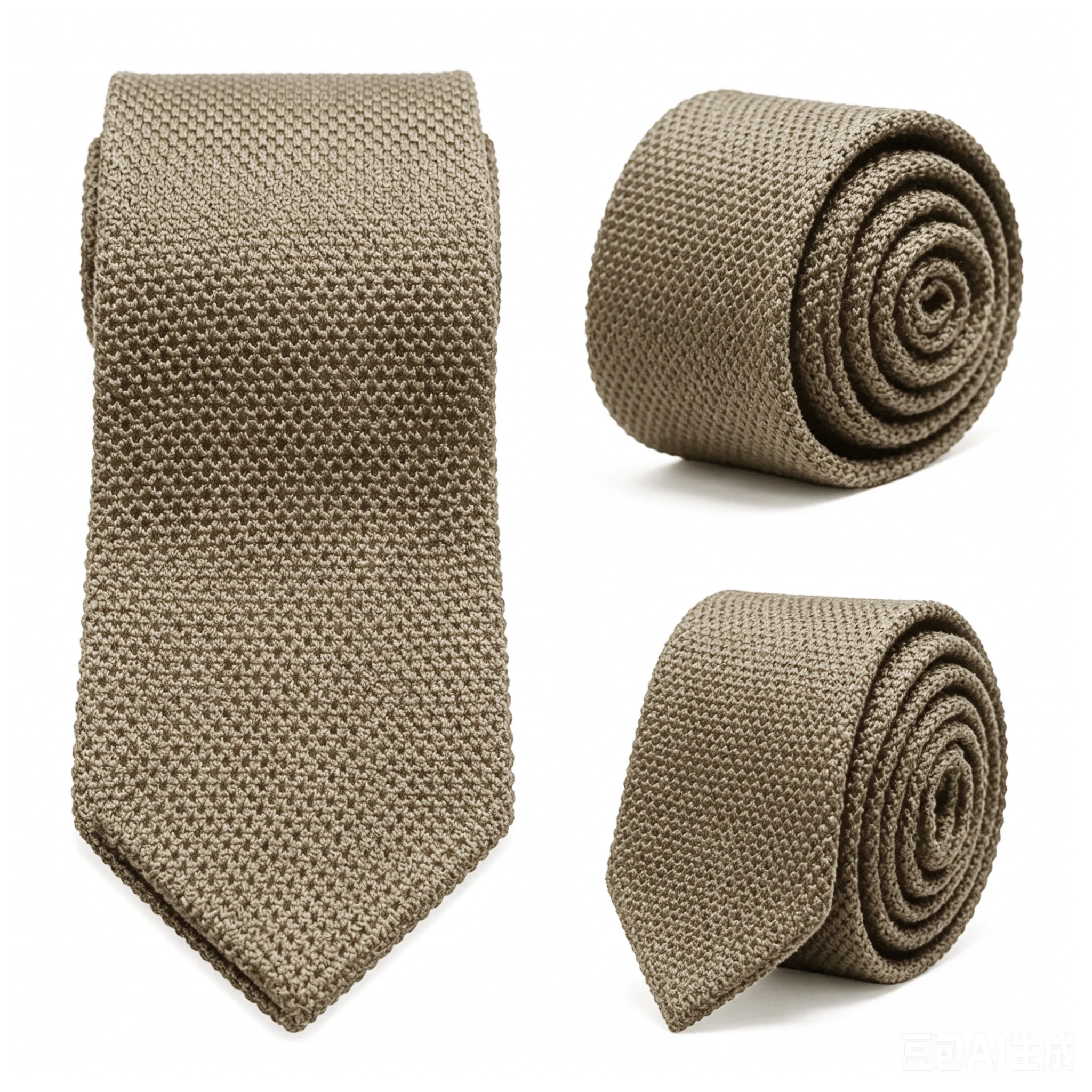 Men's Solid Color Knitted Tie New Style Fashion 8cm Knitted Tie Pure Cotton Men's Tie Business Wedding Tie Accessories Gift