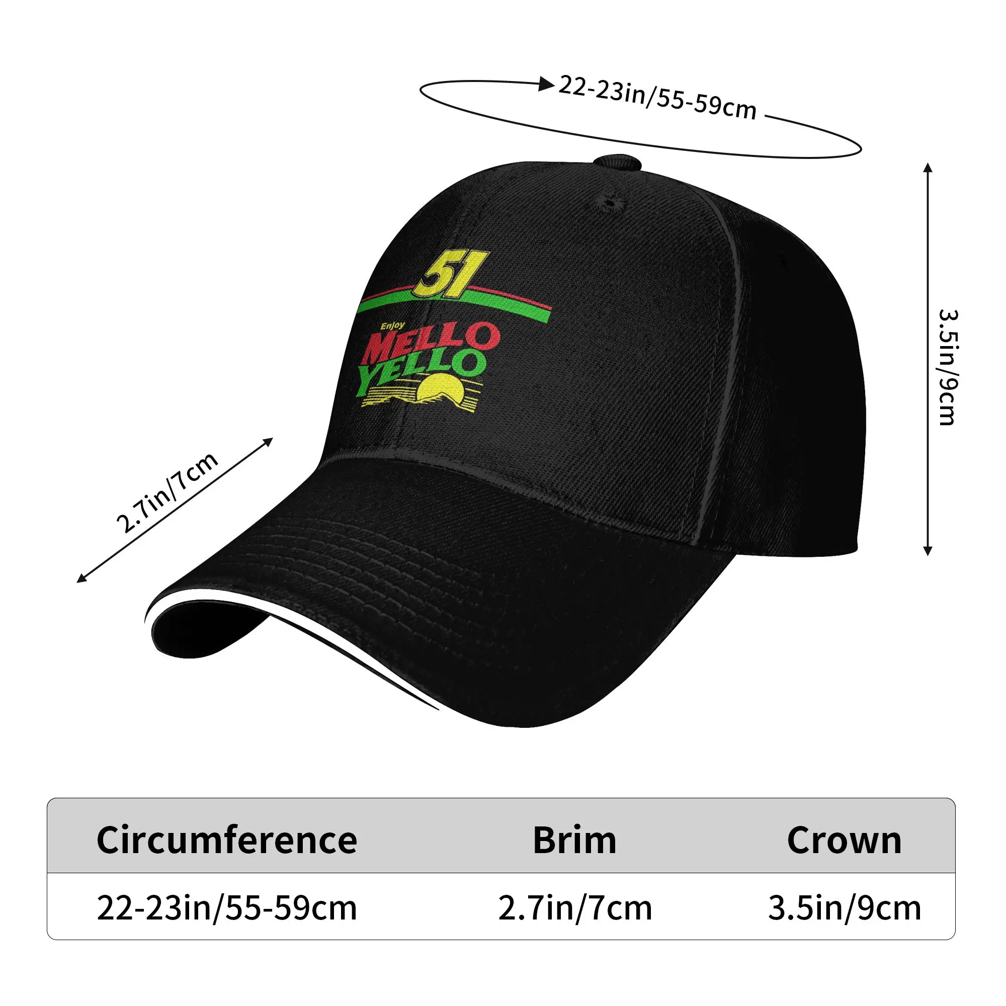 Days of Thunder Baseball Cap Mello Yello Fashion Trucker Hat Summer Women Men Outdoor Sport Baseball Caps
