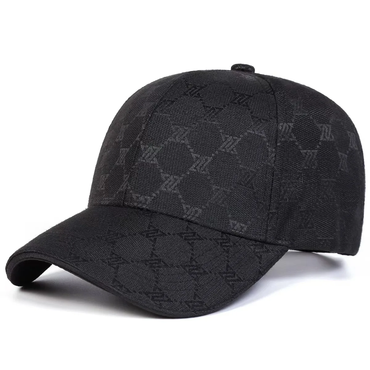 Four Seasons New Sunscreen Three-Line Sewn Baseball Cap Men's And Women's Casual Cap Net Red Distressed 1841 Hat