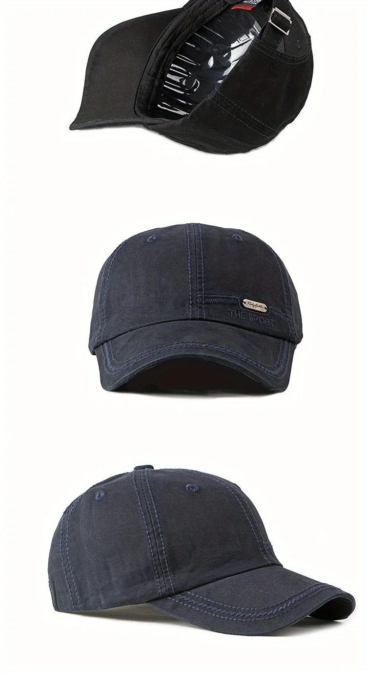 Sports Embroidered Baseball Cap Men's Breathable Duckbill Cap Women's Sun Cap Baseball Cap Truck Driver Hat