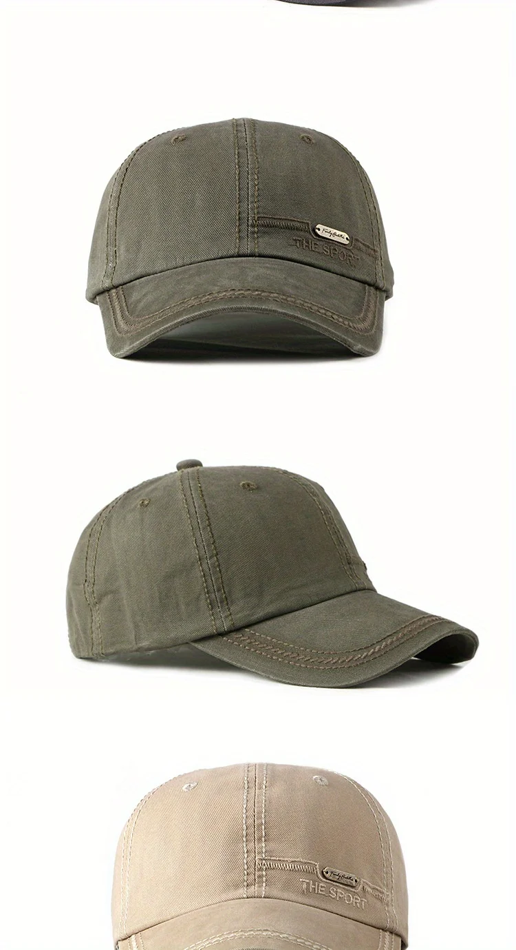 Sports Embroidered Baseball Cap Men's Breathable Duckbill Cap Women's Sun Cap Baseball Cap Truck Driver Hat