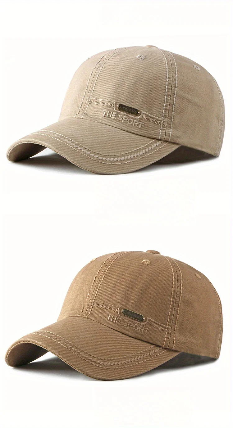 Sports Embroidered Baseball Cap Men's Breathable Duckbill Cap Women's Sun Cap Baseball Cap Truck Driver Hat