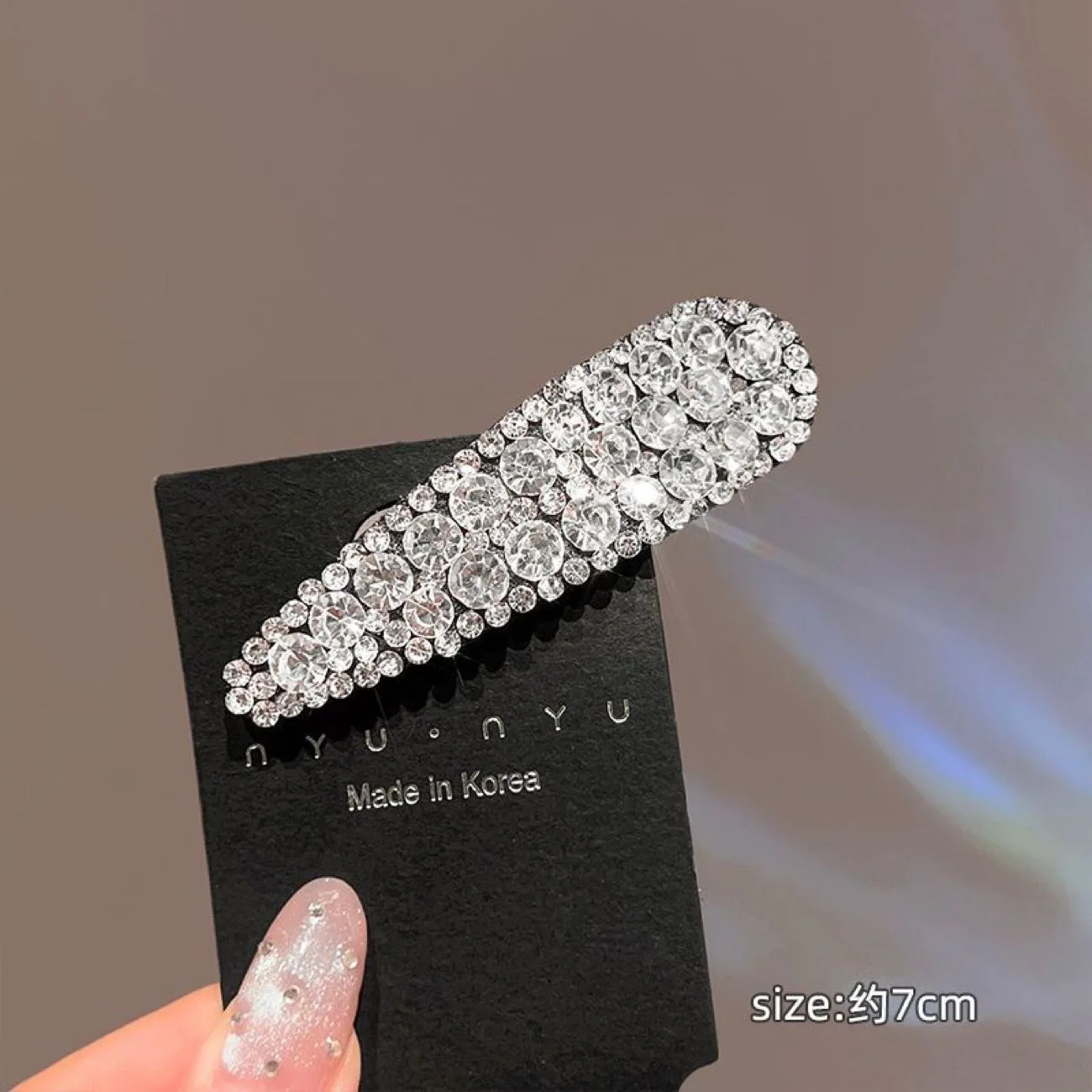2pc Fashion Good Drop Crystal BB Hairpin Hair Side Clips for Girls Women Childs Ladies Korean Hair Accessories