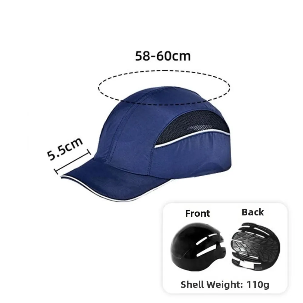 With ABS Shell EN812 Safety Cap Anti-collision Head Protection Work Safety Helmet Safety Baseball Hat