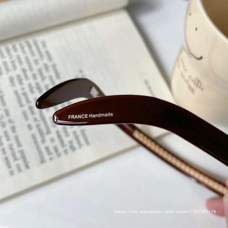 A headband suitable for wearing glasses~FRANCE Gold Headband from South Korea, French Retro Leopard Print Color