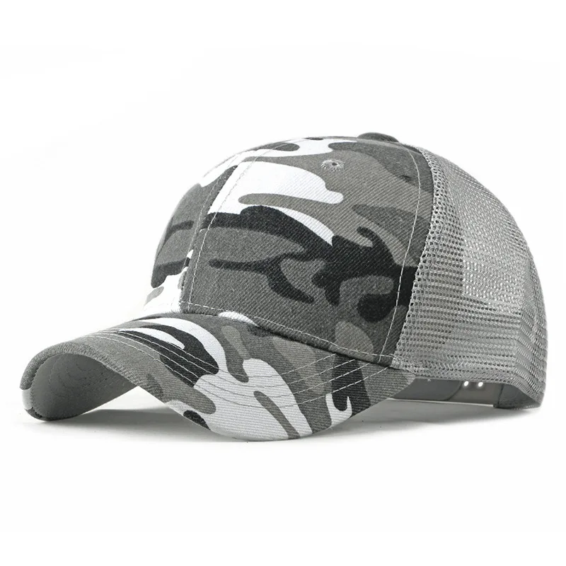 Camouflage Baseball Cap Women's Men's Snapback Hip Hop Cap Group Activity Camo Hats For Women Men Army Cap Female Bone Male