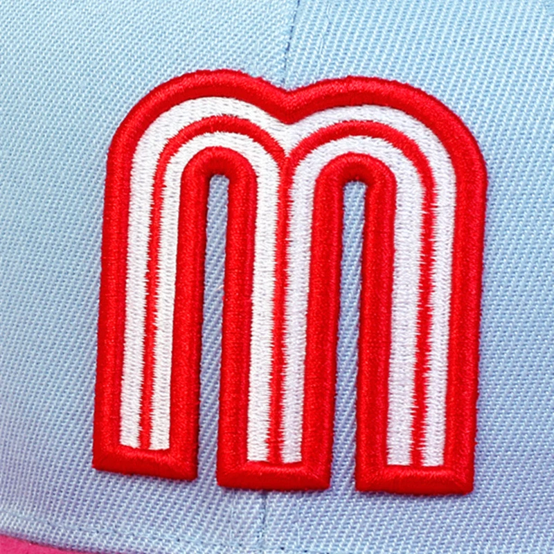 Fashion M Letter Mexico Flag Embroidery Baseball Cap Cotton snapback Hats Adjustable Hip Hop Sport Hats Outdoor Sun hats