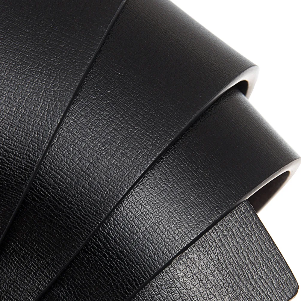 Non porous and toothless belt strip without buckle for men's toothless belt strip
