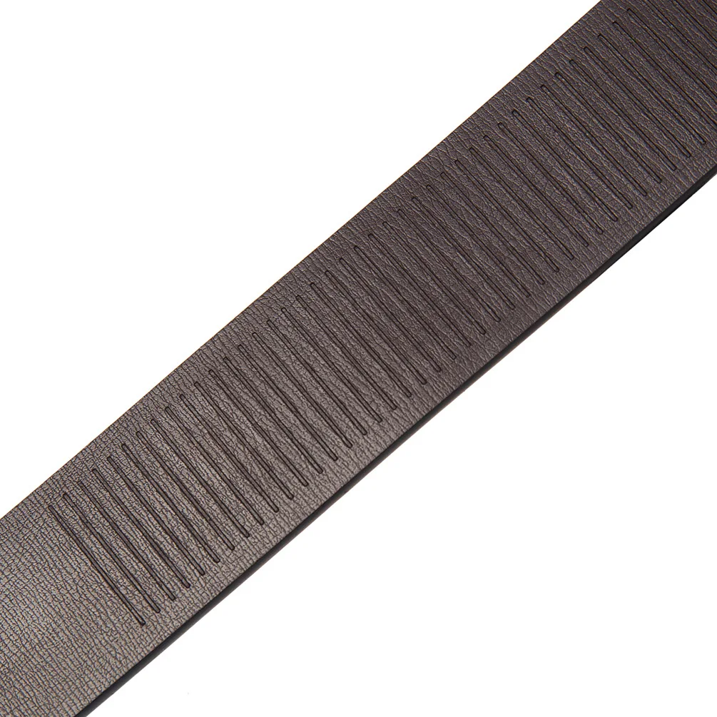 Non porous and toothless belt strip without buckle for men's toothless belt strip