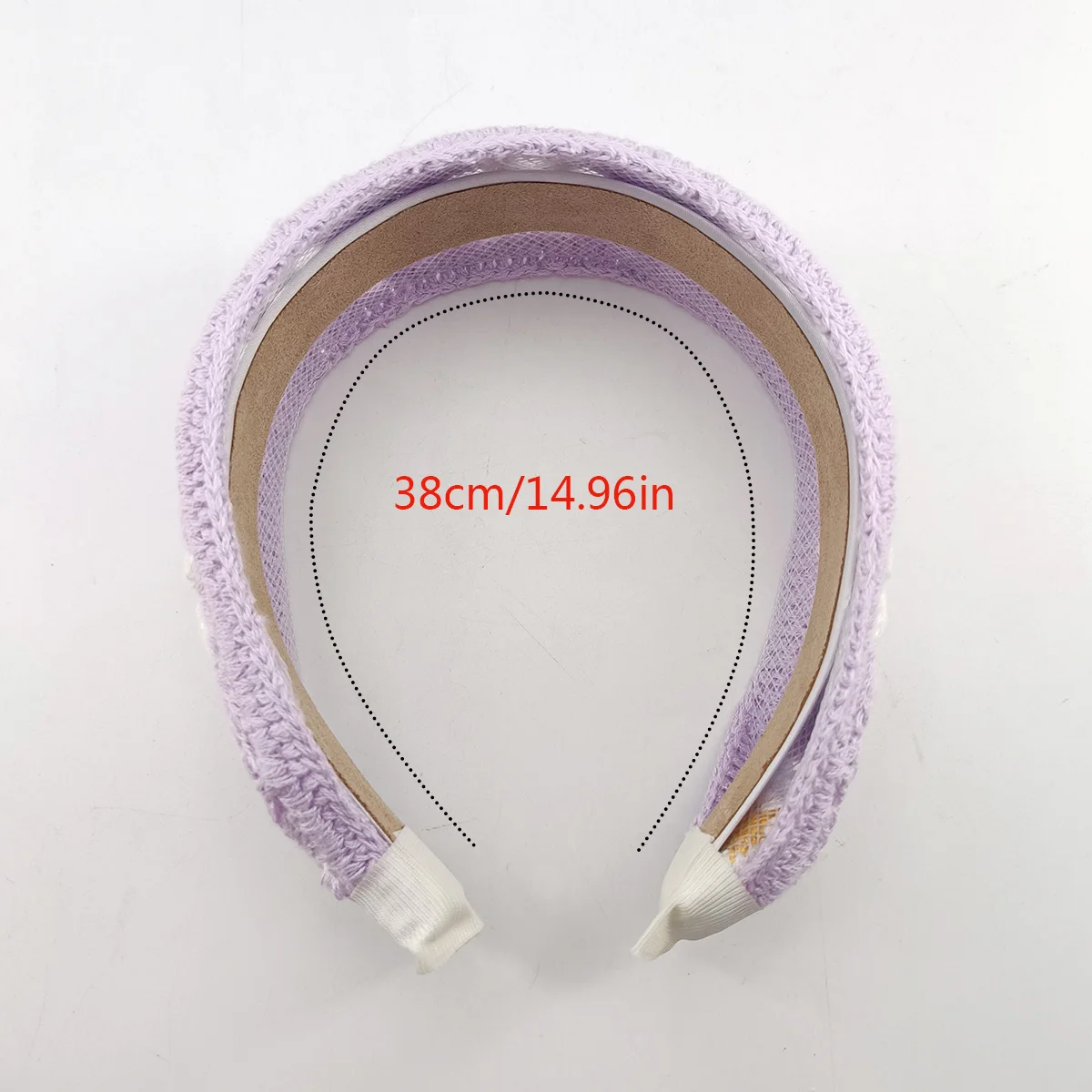 Sweet Flower Embroidery Girl Hair Hoops Colorful Knit Woolen Wide Hairband for Girl Headwear Women Hair Accessories