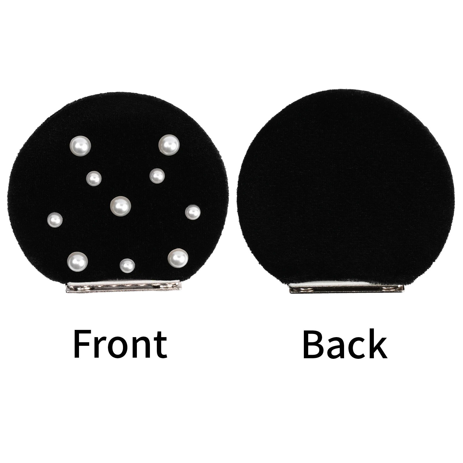 1 Pairs3.3'' Velvet Magnet Fetachable Mouse Ears For Children Glitter Festival Headband Birthday Party Girls DIY Hat Accessories