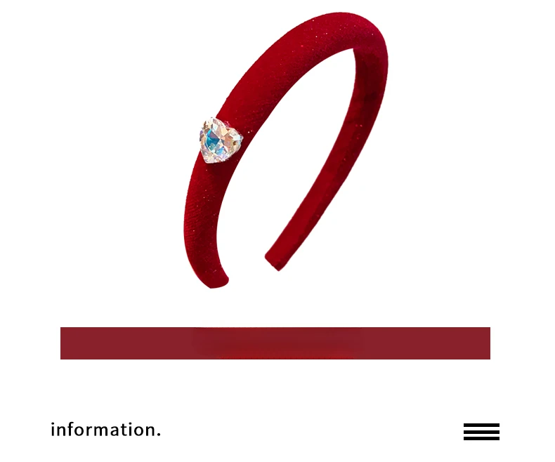 2026 New Children Red Colors Bowknot Ornament Headband Headwears Girls Fashion Acrylic Hair Hoop Headbands Kids Hair Accessories