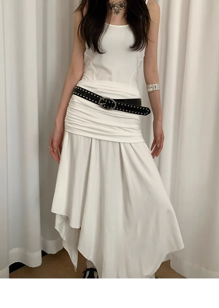 Bohemian Rivet Belt Women 2024 New High-End Design Niche With Dress Y2K Belt Trend