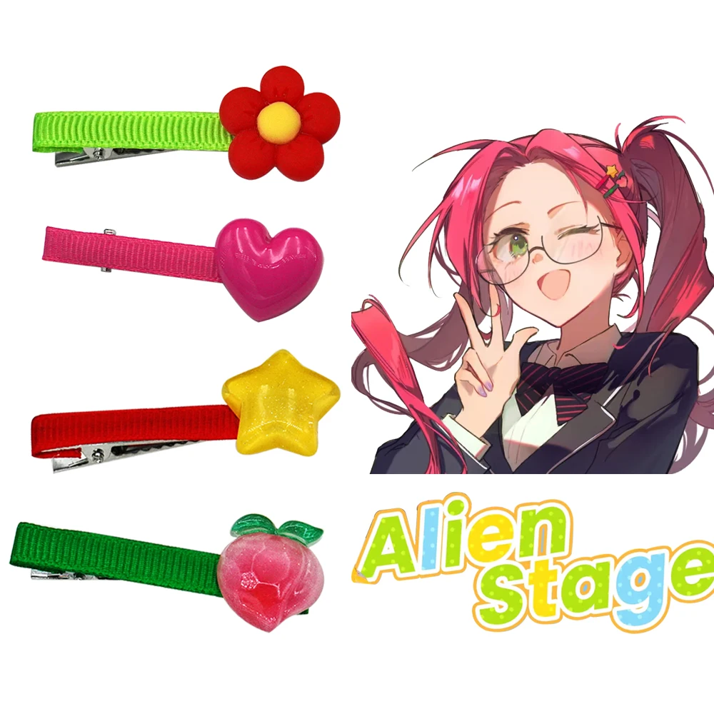 Alien Stage Mizi till Ivan Cosplay Hair Clip Halloween Costume Accessory Prop Headwear Hairpin