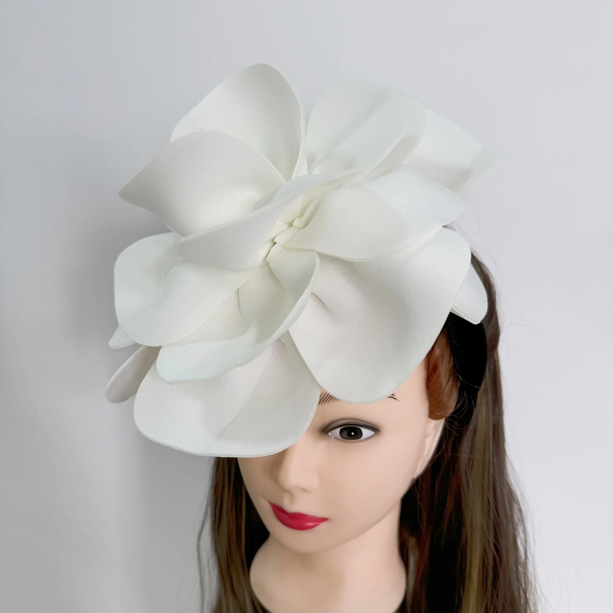 1PC 11inch Large Flower Headbands for Women Hair Flower Hairbands Hairhoops Headwear Girls Women Dinner Party Hair Accessories